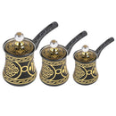 Middle Eastern Stainless Steel Coffee Pot Set of 3 Pcs 350Ml