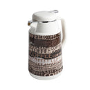 Vacuum Insulated Plastic Thermos Flask Mix Color 1L