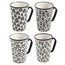 Ceramic Coffee Mug Abstract Print 9.5*10.3 cm