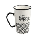 Ceramic Coffee Mug Abstract Print 9.5*10.3 cm