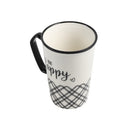 Ceramic Coffee Mug Abstract Print 9.5*10.3 cm