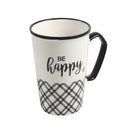 Ceramic Coffee Mug Abstract Print 9.5*10.3 cm