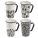 Ceramic Coffee Mug Abstract Print 9.5*10.3 cm
