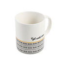 Ceramic Coffee Mug Abstract Print 8*9.3 cm