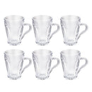 Lead Free Glass Tea Cup Set of 6 Pcs 125 ml