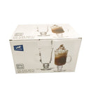 Lead Free Glass Footed Tumblers Set/6 Pcs 227 ml