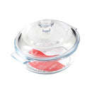 Round Glass Baking Dish w Lid 0.8L