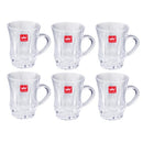 Lead Free Glass Tea Cup Set/6 Pcs