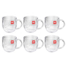Lead Free Glass Tea Cup Set/6 Pcs 280ml