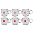 Lead Free Glass Tea Cup Set/6 Pcs 160ml