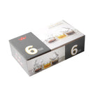 Lead Free Glass Tea Cup Set/6 Pcs 120ml