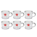 Lead Free Glass Tea Cup Set/6 Pcs 120ml