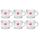 Lead Free Glass Tea Cup Set/6 Pcs 120ml