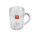 Lead Free Glass Tumbler Set/6 Pcs 195ml