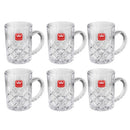 Lead Free Glass Tumbler Set/6 Pcs 195ml
