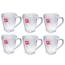 Lead Free Glass Tea Cup Set/6 Pcs