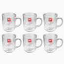 Lead Free Glass Tea Cup Set/6 Pcs 220ml