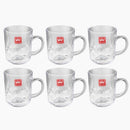 Lead Free Glass Tea Cup Set/6 Pcs 220ml