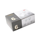 Lead Free Glass Tea Cup Set/6 Pcs 220ml