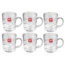 Lead Free Glass Tea Cup Set/6 Pcs 220ml