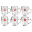 Lead Free Glass Tea Cup Set/6 Pcs 220ml