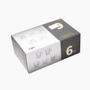 Lead Free Glass Tea Cup Set/6 Pcs 220ml