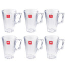 Lead Free Glass Tea Cup Set/6 Pcs