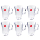 Lead Free Glass Tea Cup Set/6 Pcs