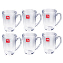 Lead Free Glass Tea Cup Set/6 Pcs