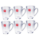 Lead Free Glass Tea Cup Set/6 Pcs