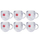 Lead Free Glass Tea Cup Set/6 Pcs