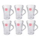 Lead Free Glass Tea Cup Set of 6 Pcs 150 ml