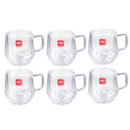Lead Free Glass Tea Cup Set of 6 Pcs 280 ml