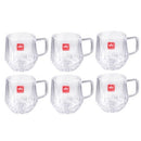 Lead Free Glass Tea Cup Set of 6 Pcs 280 ml