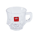 Lead Free Glass Tea Cup Set/6 Pcs 155 ml