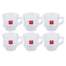 Lead Free Glass Tea Cup Set/6 Pcs 155 ml