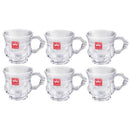 Lead Free Glass Tea Cup Set of 6 Pcs 135 ml