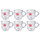 Lead Free Glass Tea Cup Set of 6 Pcs 135 ml