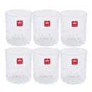 Lead Free Glass Tumblers Set/6 Pcs 300 ml
