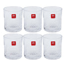 Lead Free Glass Tumblers Set/6 Pcs 300 ml