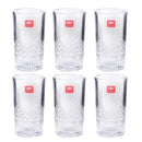 Lead Free Drinking Glass Tumbler Set/6 Pcs 340 ml
