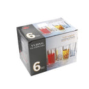 Lead Free Drinking Glass Tumbler Set/6 Pcs 340 ml