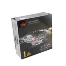 Crystal Glass Footed Fruit Bowl 31.4CM*10.8 cm
