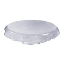 Crystal Glass Round Footed Cake Stand 33.5*9 cm