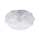 Crystal Glass Round Footed Cake Stand 33.5*9 cm