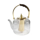 Glass Tea Pot Kettle with Strainer Infuser 1000 ml