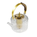 Glass Tea Pot Kettle with Strainer Infuser  4.5 Litre
