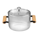 Glass Cooking Pot Casserole 4.5 Litre
