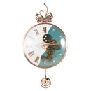 Wall Clock Round Analog 38*38 cm