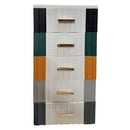 Plastic Storage Cabinet 5 Drawer 42*35*91 cm